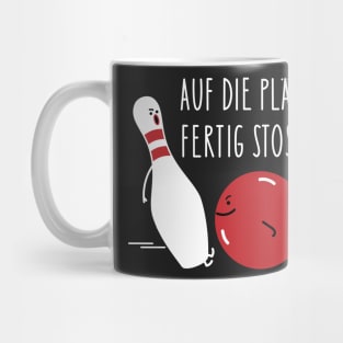 Funny skittle and bowling ball Mug